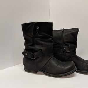 vegan moto boots